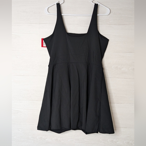 Spanx The Get Moving Square Neck Dress NWT Black XL - Picture 10 of 12